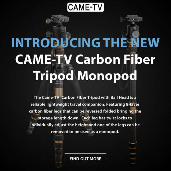 CAME-TV Carbon Fiber Tripod Monopod