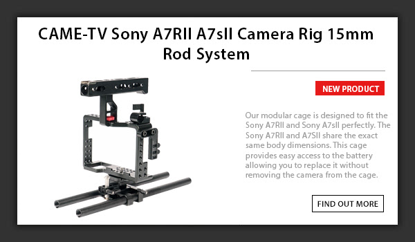CAME-TV Sony A7RII A7sII Camera Rig 15mm Rod System