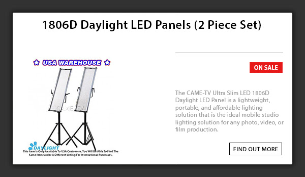 CAME-TV 1806D LED Light