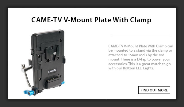 CTV V-Mount Plate With Clamp
