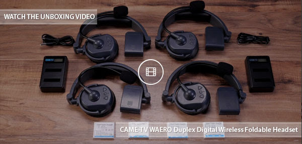 CAME-TV Waero Headset Video