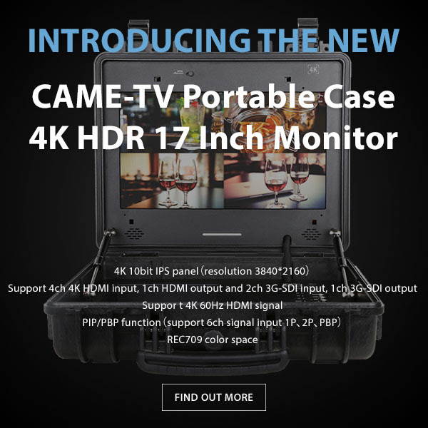CAME-TV 4k HDR 17inch Monitor