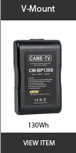 CAME-TV V Mount 130wh