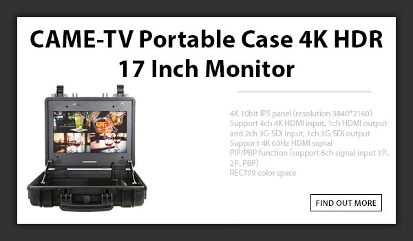 CTV 4k HDR 17inch Monitor