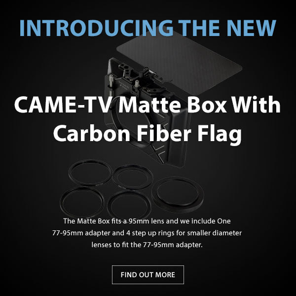 CAME-TV Matte Box With Carbon Fiber Flag