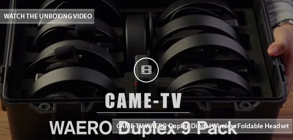 CAME-TV Waero Duplex 9 pack video