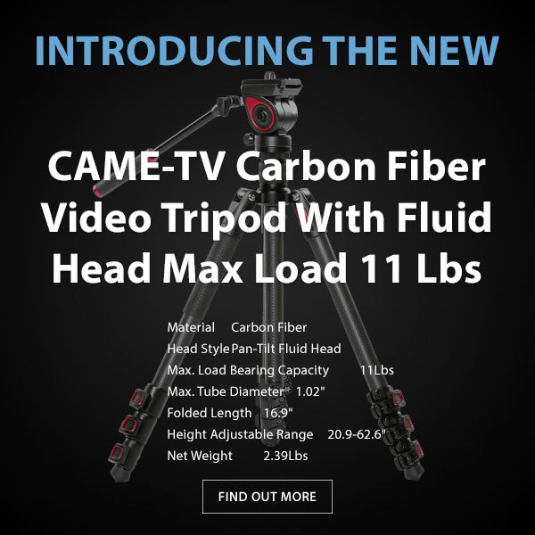 CAME-TV Carbon Fiber Tripod