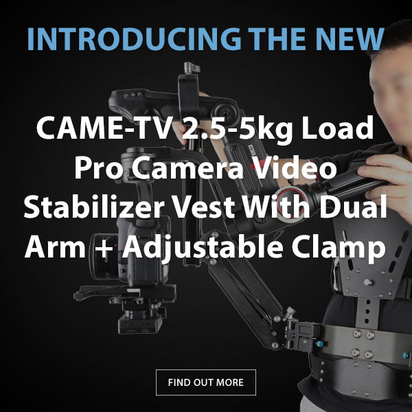 CAME-TV Stabilizer Vest With Clamp