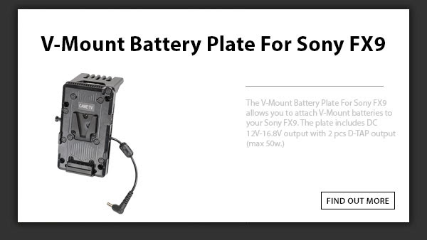 CAME-TV Sony Fx9 Battery Plate