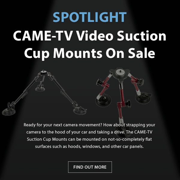 CAME-TV Video Suction Cup Mount