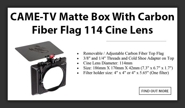 CAMETV Mattebox 114 Cine Lens