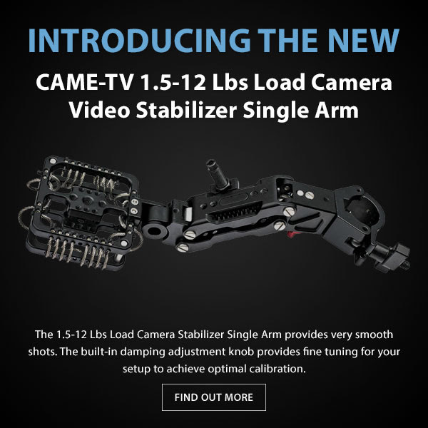 CAME-TV GS12 Video Stabilizer Single Arm