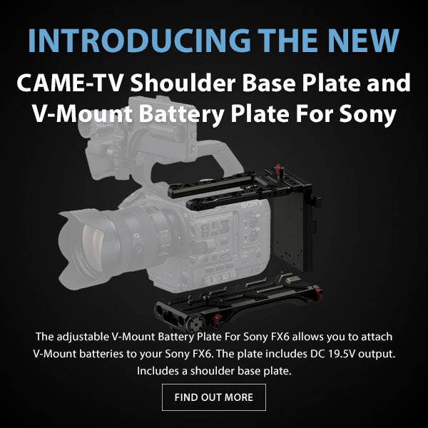 CAME-TV Sony FX6 Shoulder Base Plate