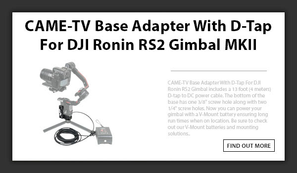 CAMETV DJI Ronin RS2 Base Adapter MKII