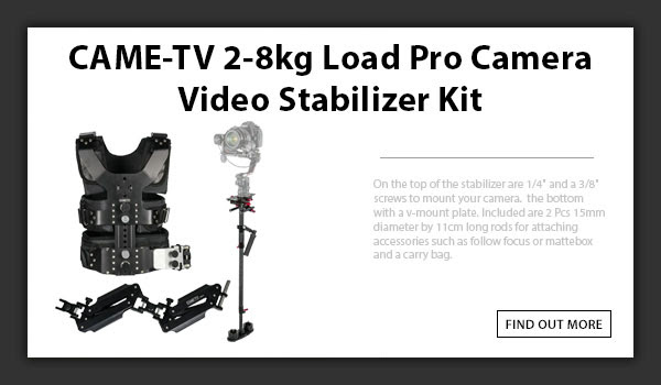 CAMETV 2-8kg Load Pro Stabilizer Kit