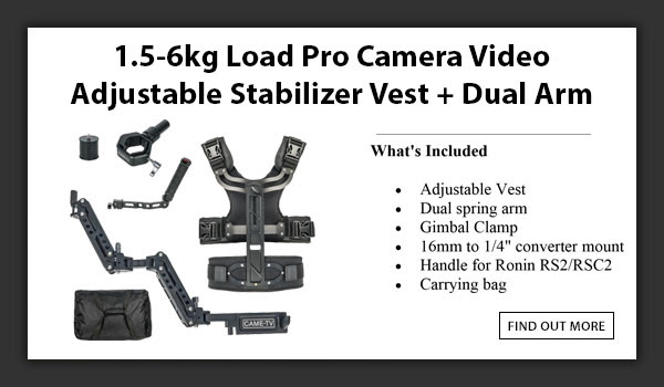 CAMETV 1.5kg-6kg Load ProStabilizer And Vest