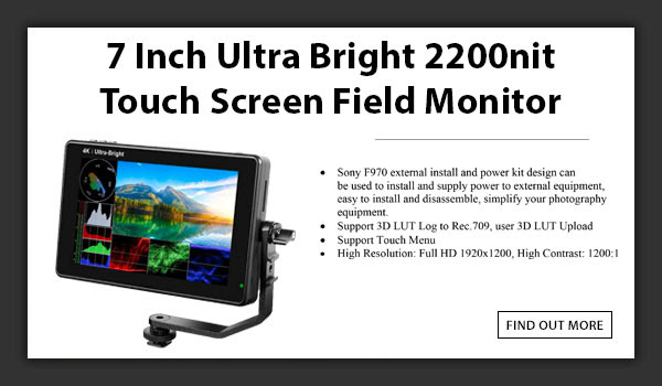 CAMETV 7in Ultra Bright Field Monitor