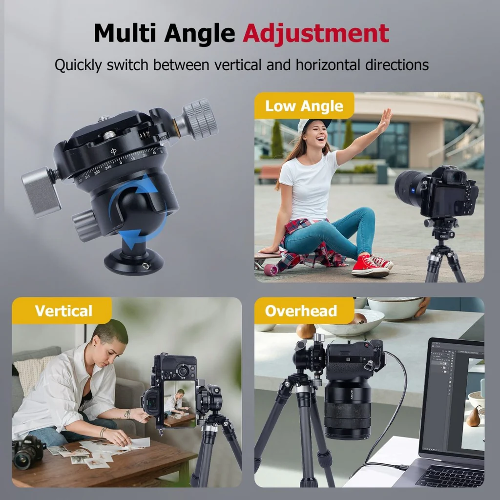 CAME-TV Carbon-Aluminum Multi-Angle Tripod