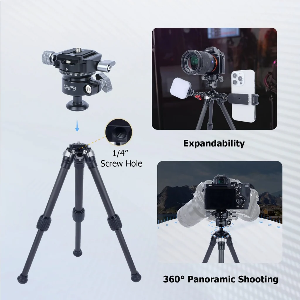 CAME-TV Carbon-Aluminum Multi-Angle Tripod_1