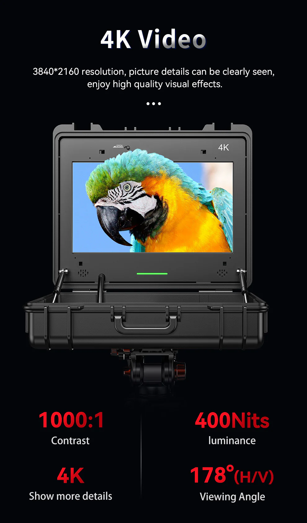 CAME-TV 4K Monitor