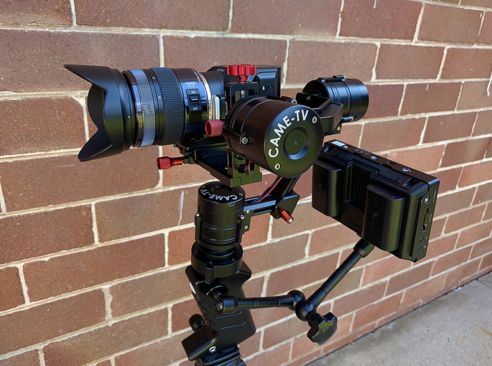 CAME-Single Gimbal + CAME-TV Blackmagic Micro Cinema Camera Cage