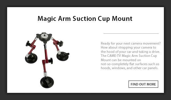 CAME-TV Magic Arm Suction Cup