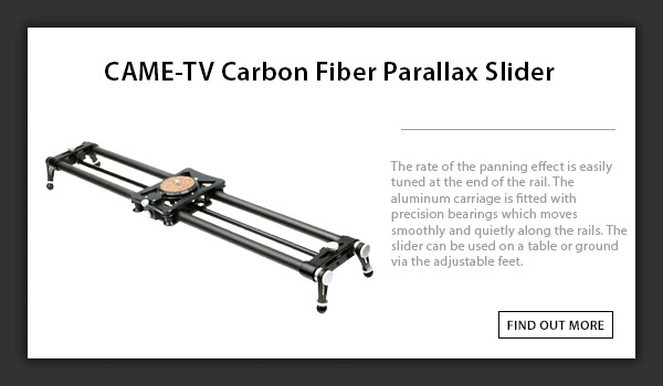 CAMETV Carbon Fiber Parallax Slider