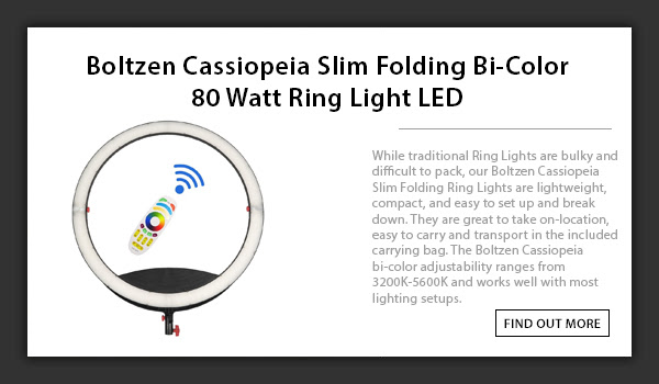 CAME-TV Bi-Color Ringlight
