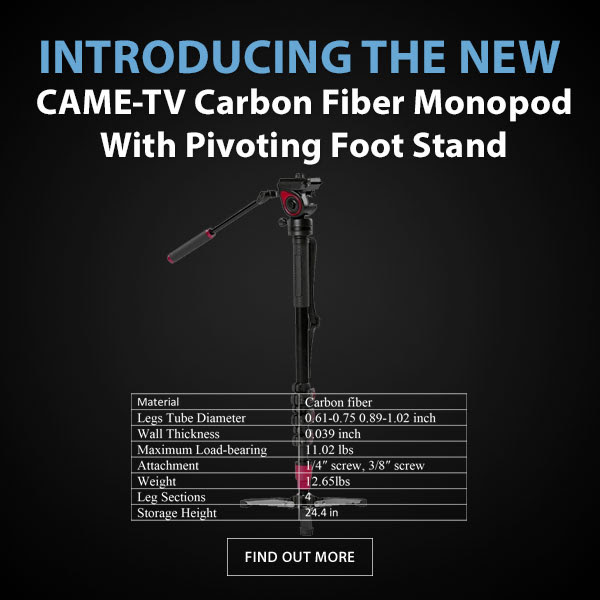 CAME-TV Carbon Fiber Monopod