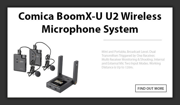 CAMETV Comica BoomX-U U2 Wireless Mic System