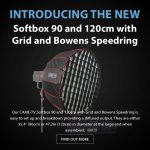 CAME-TV - New Product - Softbox 90 and 120cm with Grid and Bowens Speedring