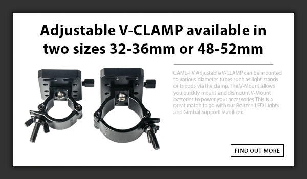 CAMETV Adjustable V-Clamp