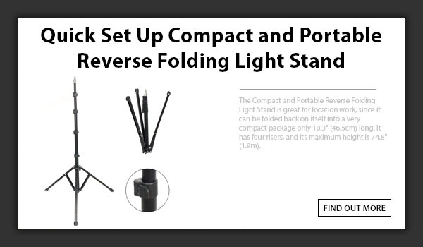 CAME-TV Reverse Folding Light Stand