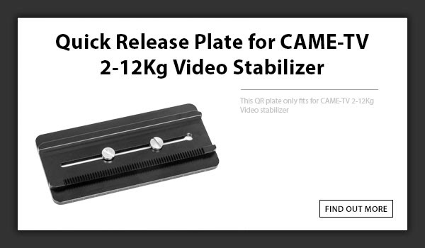 CAME-TV Stabilizer Quick Release Plate