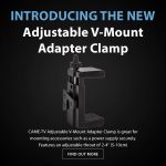 CAME-TV - New Product - Adjustable V-Mount Adapter Clamp