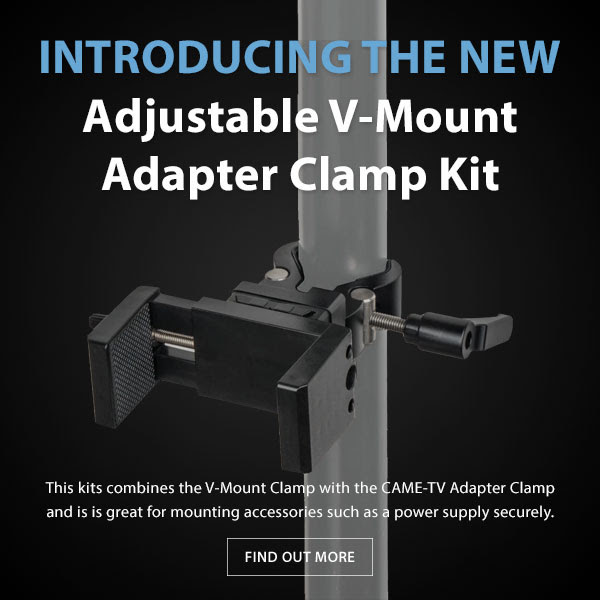 CAME-TV Adjustable V-Mount Adapter Clamp Kit