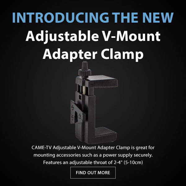CAME-TV Adjustable V-Mount Adapter Clamp