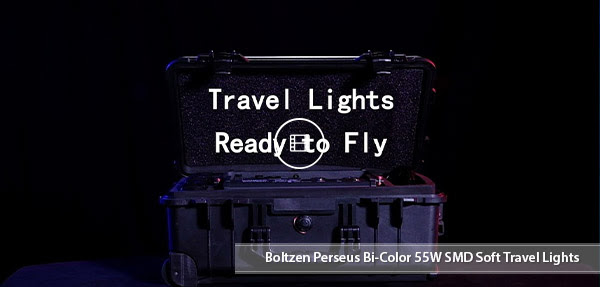CAME-TV Perseus travel lights video
