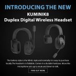 CAME-TV - New Product & Holiday Special! - KUMINIK8 Duplex Digital Wireless Headset Distance up to 1500ft (450 Meters)
