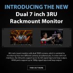 CAME-TV - New Product - Dual 7 inch 3RU Rackmount Monitor