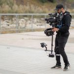 INSTAGRAM: BTS pic of our CAME-TV Stabilizer & Vest in action by @e_fdz_m! #cametv #stabilizer #cameraoperator #steadicam #steadicamoperator #onset #filmmaking