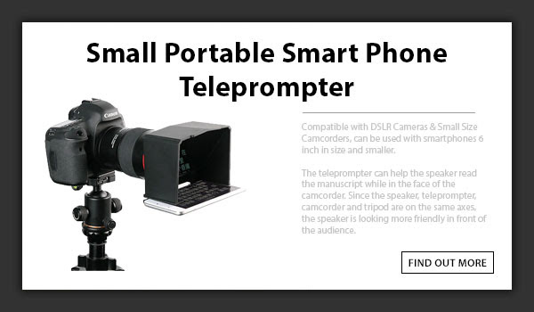 CAMETV Small Portable Teleprompter