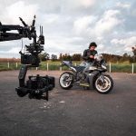 INSTAGRAM: Check out some cool BTS pics of @tommirock using one of our Gimbal Support systems rigged on a car!  #cametv #gimbalsupport #filmmaking #cinematography #cameraoperator #motorcycle #carrig