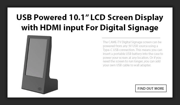 CAMETV USB Powered Screen Display