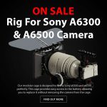 CAME-TV Sale - Rig For Sony A6300 & A6500 Camera With Handle Cage Baseplate