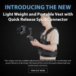 New Product - CAME-TV Light Weight and Portable Vest with Quick Release Spud Connector
