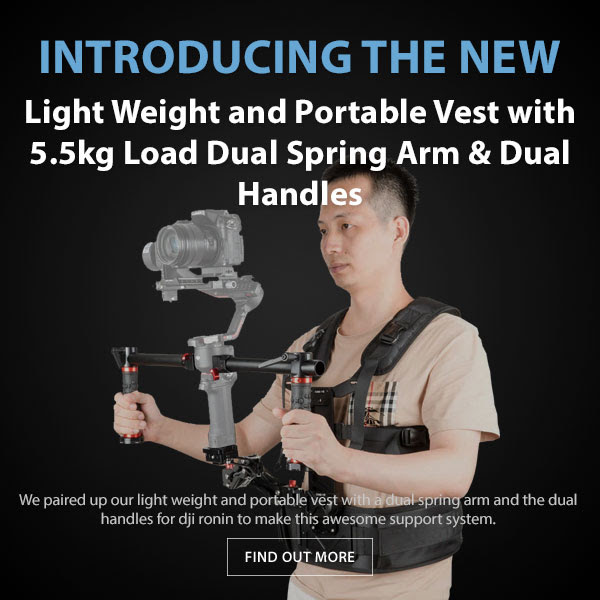 CAME-TV New Portable Vest With Spring Arm & Dual Handles