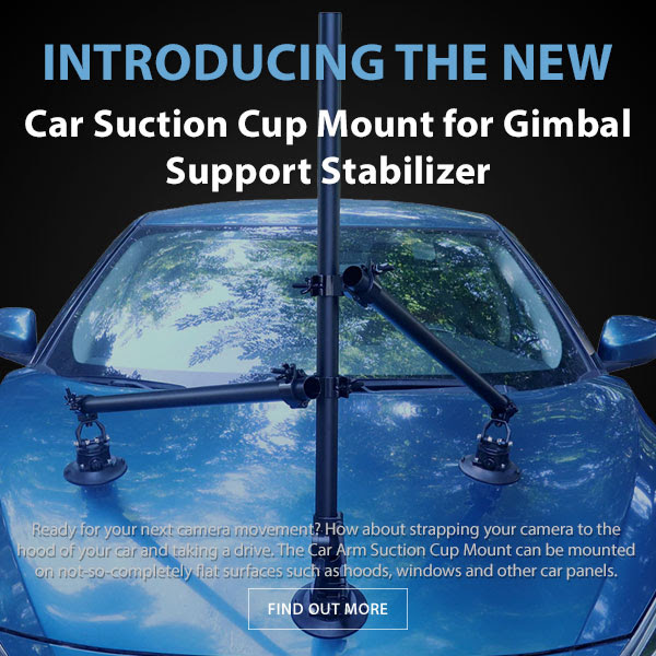 CAME-TV Car Suction Cup Mount For Gimbals