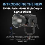 New CAME-TV TIOGA Series 660W High Output LED Spotlight