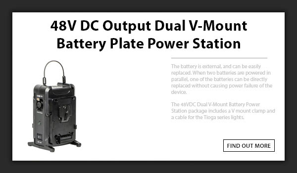 CAMETV 48V DC Output V-Mount Battery Plate Power Station